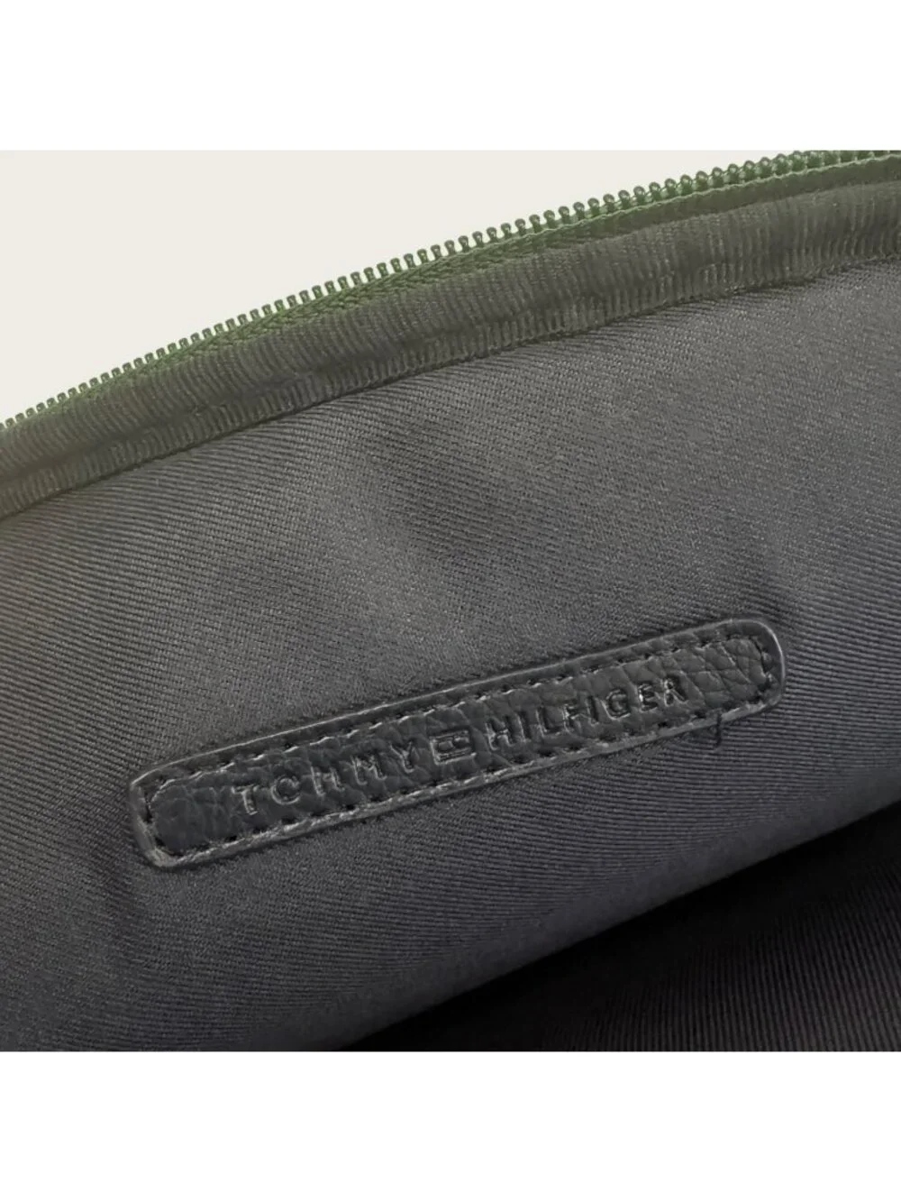 Tommy Hilfiger Green Tablet or Book Sleeve With Gold Hardware